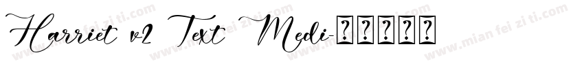 Harriet v2 Text Medi字体转换